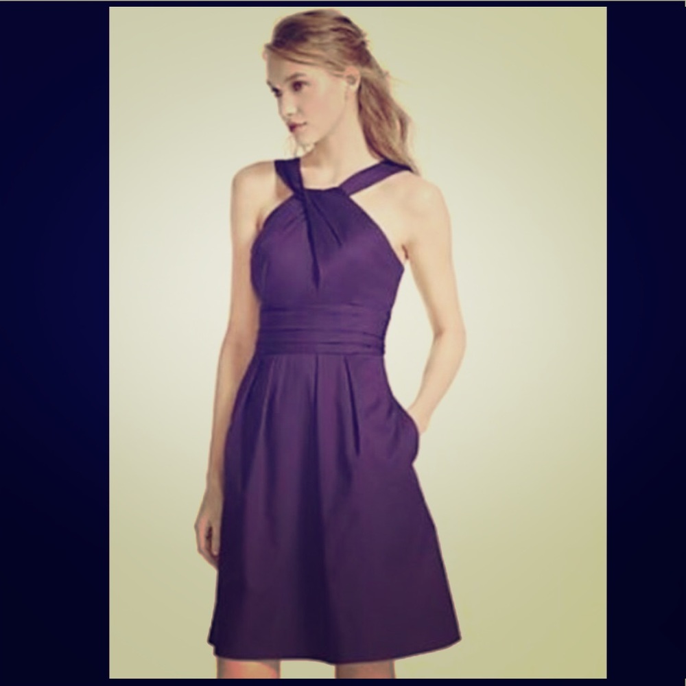 David’s Bridal Y-neckline dress size 4